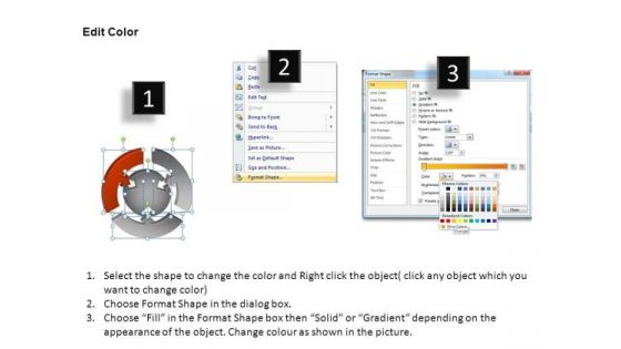 PowerPoint Theme Growth Round Chart Ppt Theme