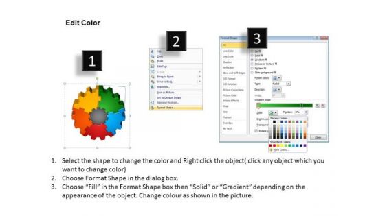 PowerPoint Theme Image Gear Process Ppt Layout