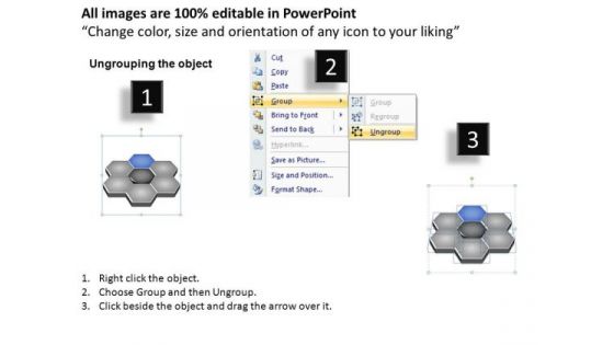 PowerPoint Theme Leadership Hexagon Shapes Ppt Template