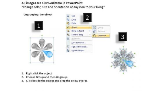 PowerPoint Theme Planning Process 6 Stages Business Templates