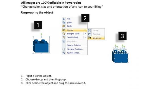 PowerPoint Theme Process Lego Blocks Ppt Slide Designs