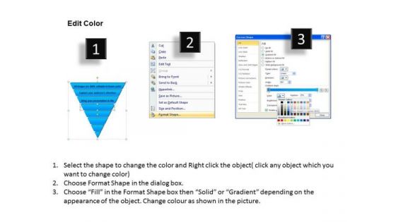 PowerPoint Theme Pyramid Process Business Ppt Slides