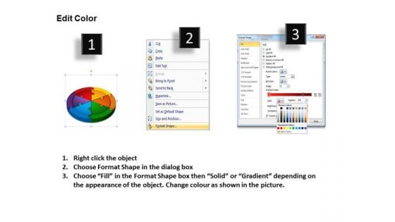 PowerPoint Theme Teamwork Circle Puzzle Ppt Theme