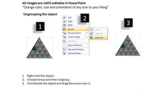 PowerPoint Theme Teamwork Triangle Process Ppt Theme