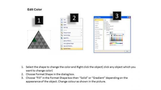 PowerPoint Theme Teamwork Triangle Process Ppt Theme