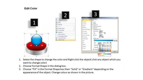 PowerPoint Themes Business 3d Pedestal Ppt Templates