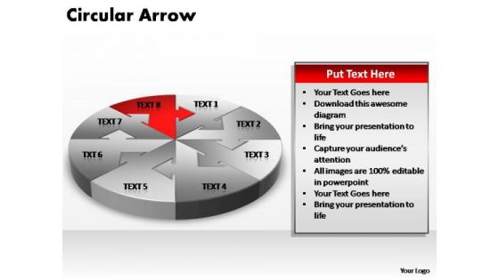 PowerPoint Themes Business Circular Arrow Ppt Designs