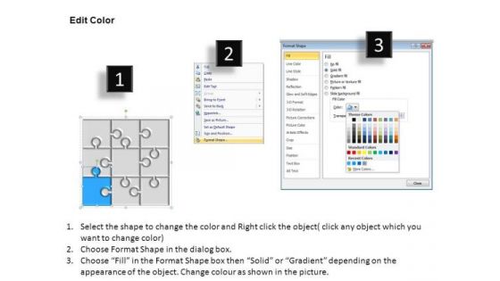 PowerPoint Themes Business Puzzle Process Ppt Slides