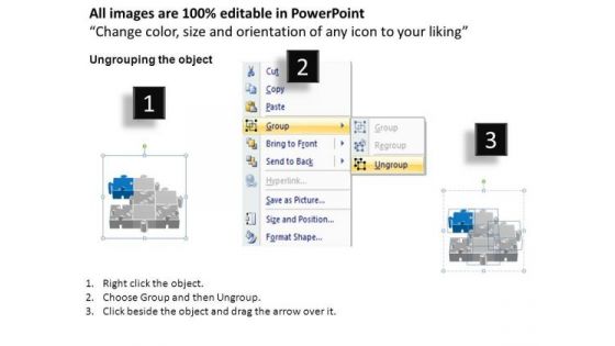 PowerPoint Themes Business Puzzle Process Ppt Theme