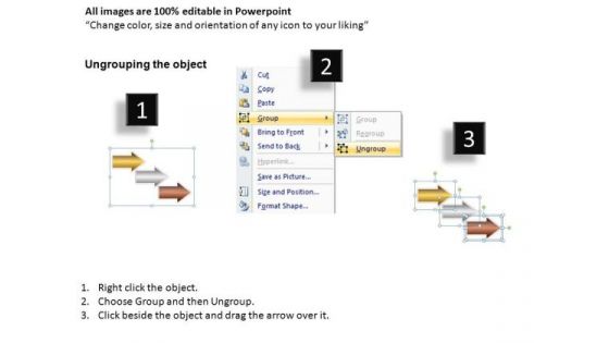 PowerPoint Themes Business Strategy Shiny Arrows Ppt Templates