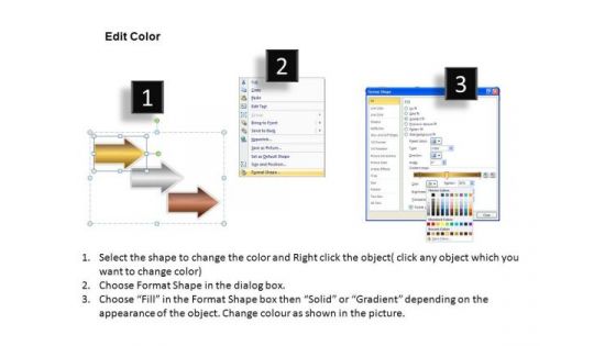 PowerPoint Themes Business Strategy Shiny Arrows Ppt Templates