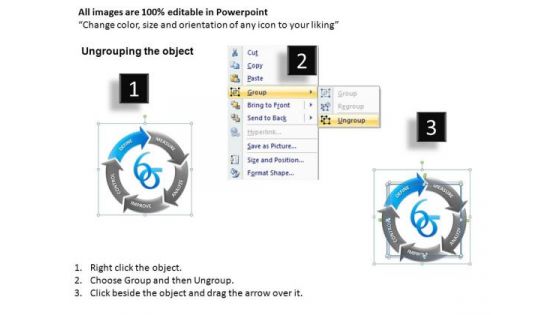 PowerPoint Themes Business Strategy Six Sigma Ppt Templates