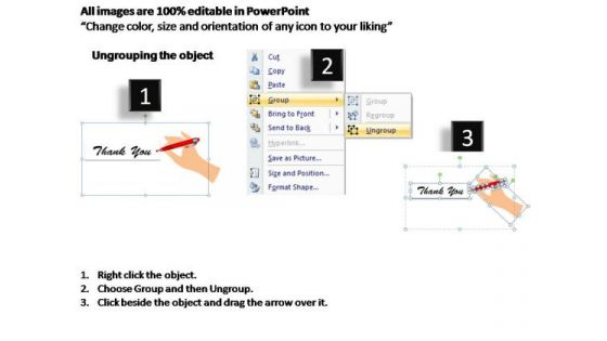 PowerPoint Themes Business Thank You Contact Details Ppt Templates