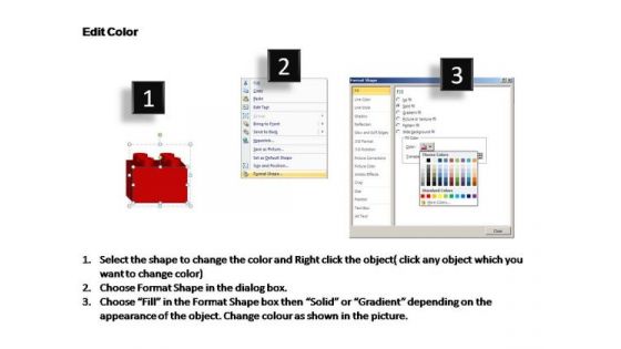 PowerPoint Themes Chart Lego Blocks Ppt Template