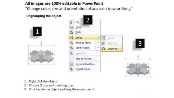 PowerPoint Themes Chart Puzzle Process Ppt Backgrounds