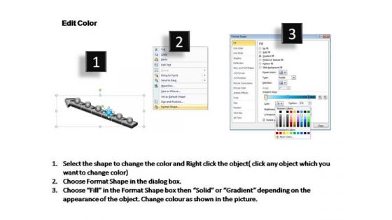 PowerPoint Themes Chart Steps Plan Ppt Slides