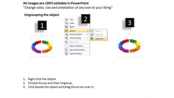 PowerPoint Themes Circle Chart Ring Process Ppt Template
