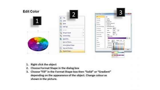 PowerPoint Themes Circle Puzzle Pieces Ppt Slides