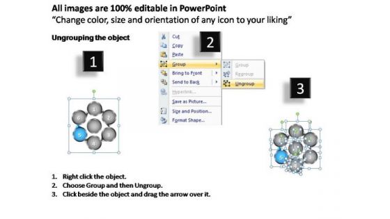 PowerPoint Themes Circular Flow Chart Ppt Slides