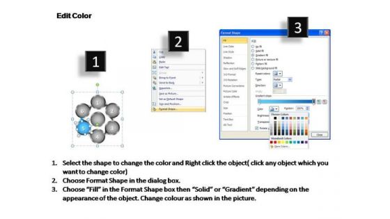 PowerPoint Themes Circular Flow Chart Ppt Slides