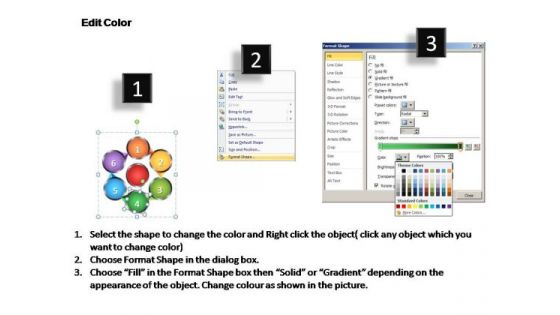 PowerPoint Themes Circular Flow Chart Ppt Templates
