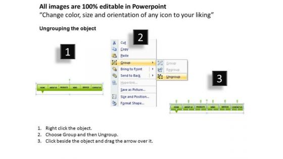PowerPoint Themes Company Tabs Ppt Layouts