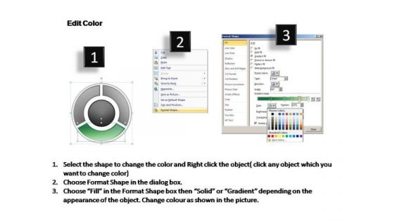 PowerPoint Themes Diagram Circular Process Ppt Theme