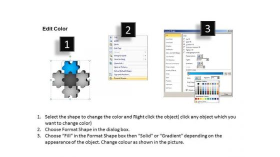 PowerPoint Themes Diagram Puzzle Pieces Ppt Slide