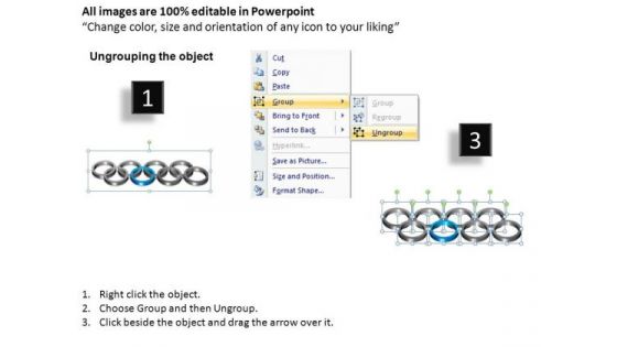 PowerPoint Themes Editable Rings Ppt Process