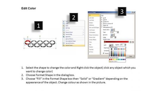 PowerPoint Themes Editable Rings Ppt Slide