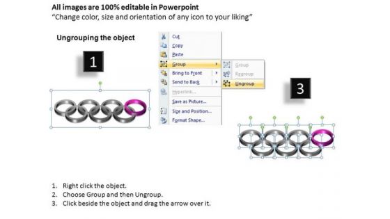 PowerPoint Themes Editable Rings Ppt Slides