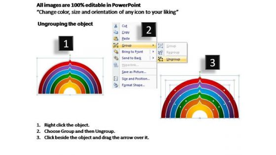 PowerPoint Themes Editable Semi Circular Ppt Theme