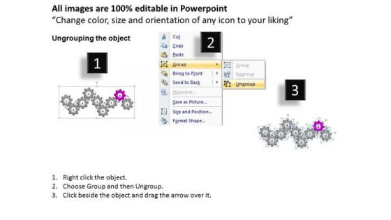 PowerPoint Themes Education Gears Ppt Themes
