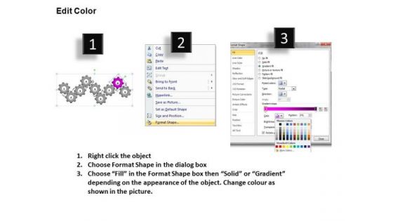 PowerPoint Themes Education Gears Ppt Themes