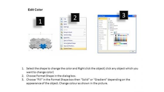 PowerPoint Themes Education Puzzle Process Ppt Templates