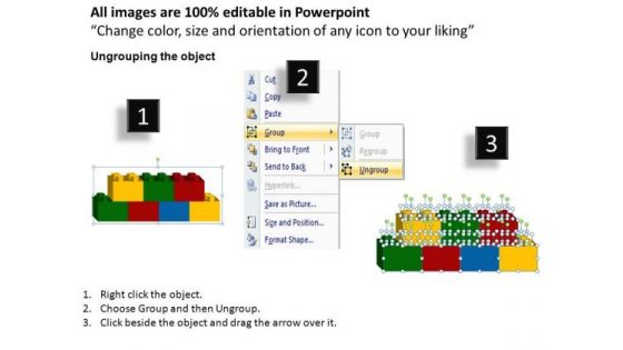 PowerPoint Themes Global Lego Blocks Ppt Backgrounds