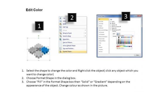 PowerPoint Themes Global Puzzle Process Ppt Slides