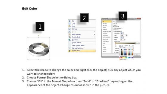PowerPoint Themes Growth Circle Quadrants Ppt Designs