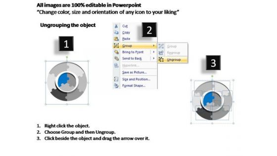 PowerPoint Themes Growth Rounded Puzzle Ppt Designs