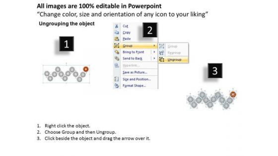 PowerPoint Themes Marketing Gears Ppt Designs