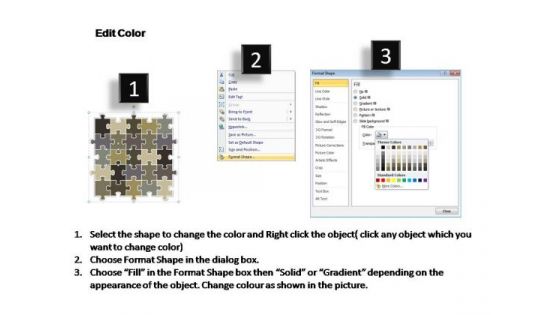 PowerPoint Themes Marketing Puzzle Matrix Ppt Perentation