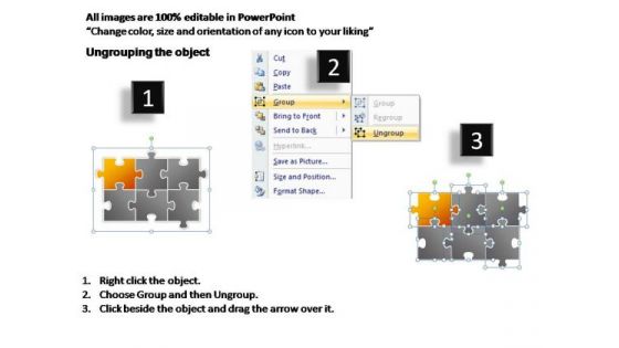 PowerPoint Themes Marketing Puzzle Ppt Templates