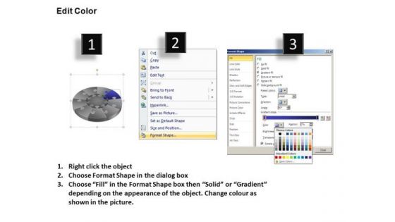 PowerPoint Themes Marketing Puzzle Segment Pie Chart Ppt Designs