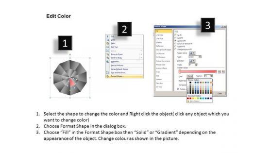 PowerPoint Themes Process Circular Quadrant Ppt Design