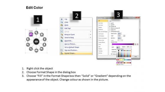 PowerPoint Themes Process Enterprise Resource Ppt Slides