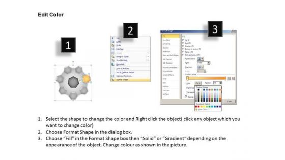 PowerPoint Themes Process Hub And Spokes Process Ppt Backgrounds