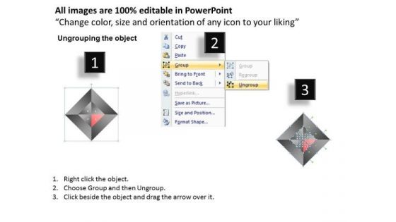 PowerPoint Themes Process Quadrant Diagram Ppt Slides
