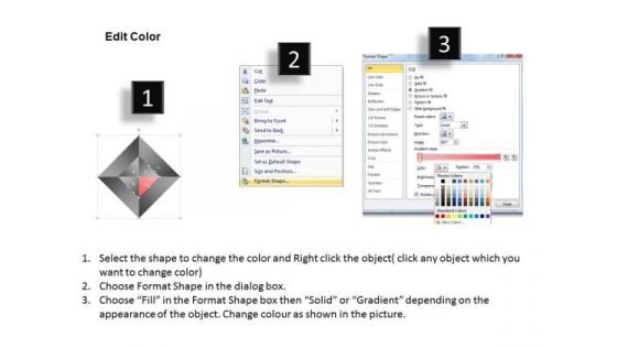 PowerPoint Themes Process Quadrant Diagram Ppt Slides