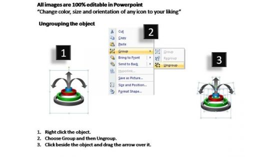 PowerPoint Themes Process Ring Chart Ppt Design Slides