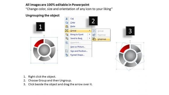 PowerPoint Themes Process Ring Chart Ppt Template